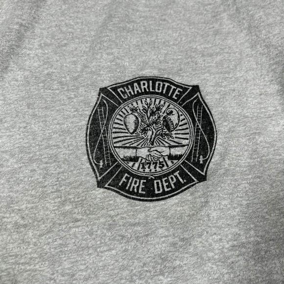 Vintage Fire Dept T-Shirt Lot of 3 70s 80s Montgomery County Charlotte Mens L/XL - Picture 3 of 11